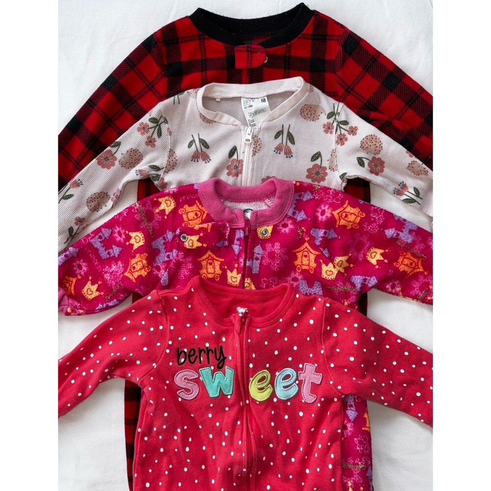 Baby Winter Fleece Onesies Bundle